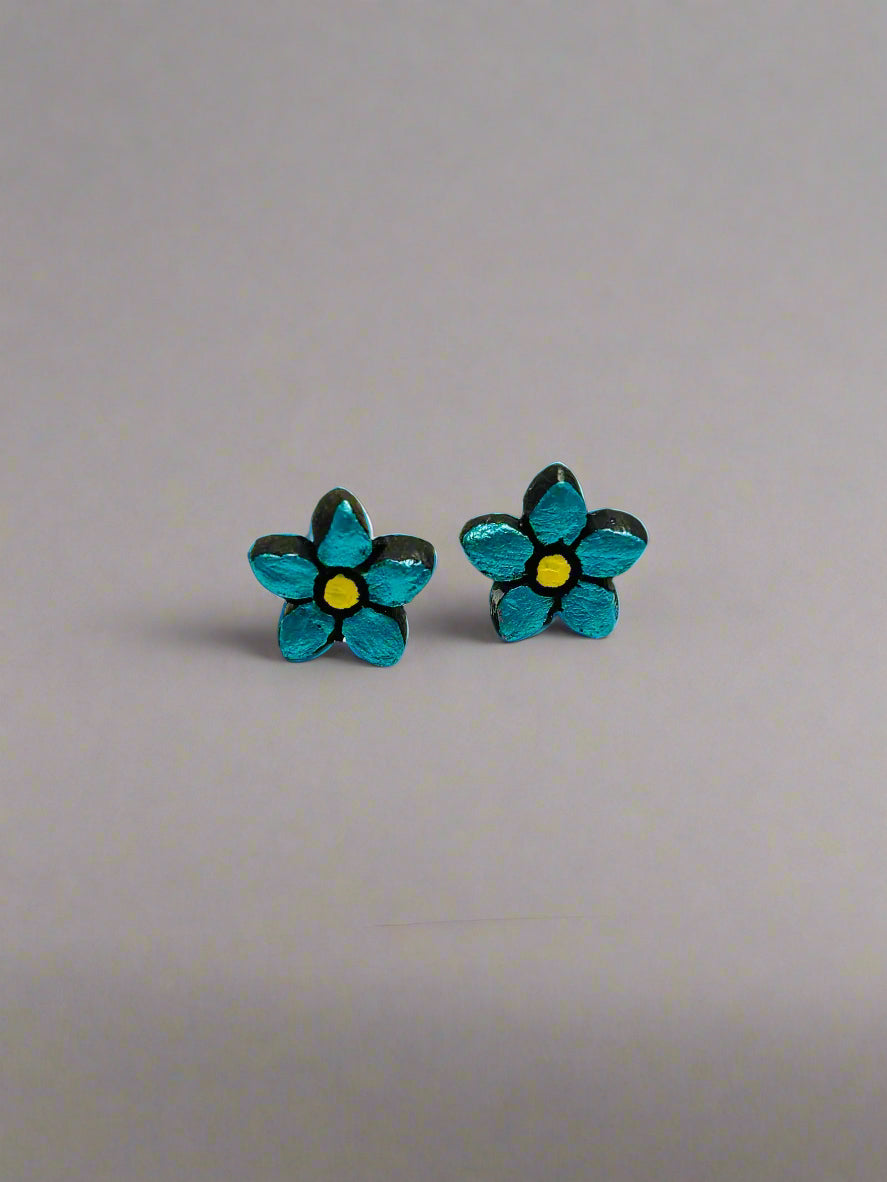 Blooming Charm Handcrafted Floral Studs